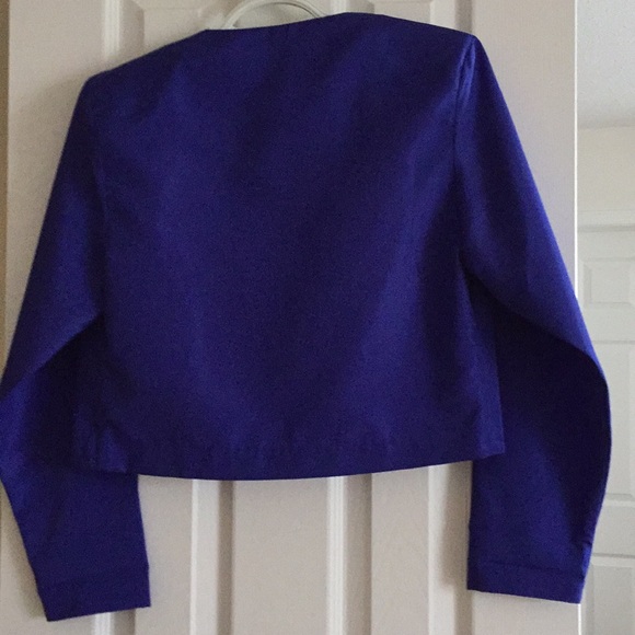 3/$25 - Vintage - Purple bolero jacket - Picture 3 of 5
